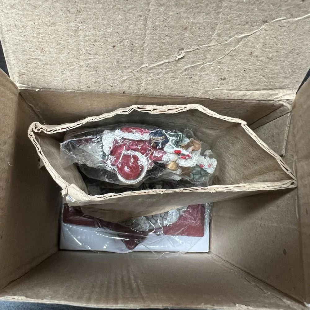 Holiday Collection Christmas Lot Stocking Hanger &‎ Porcelain Tree Covered Box